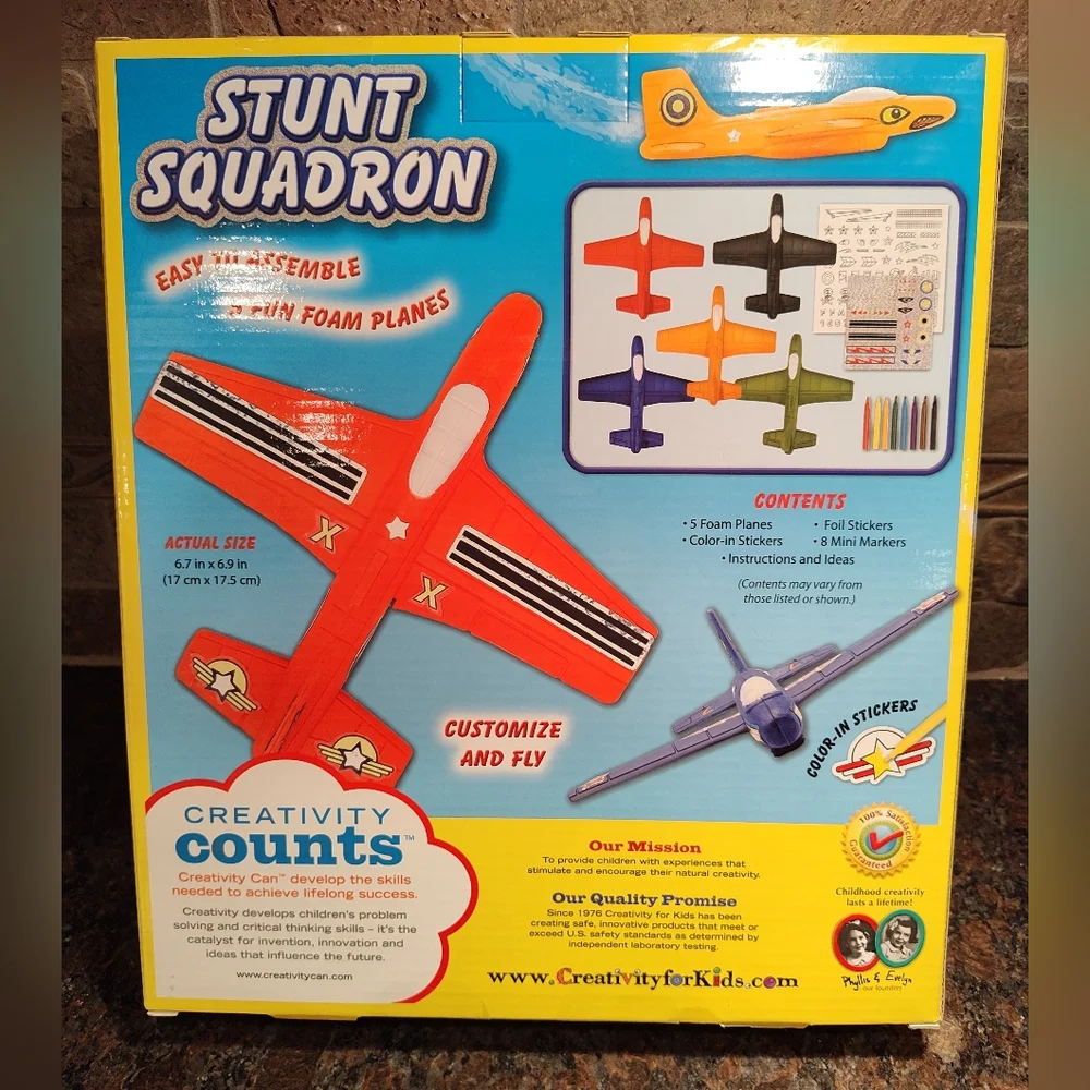 NWT Stunt Squadron Foam Planes - STEM Activity